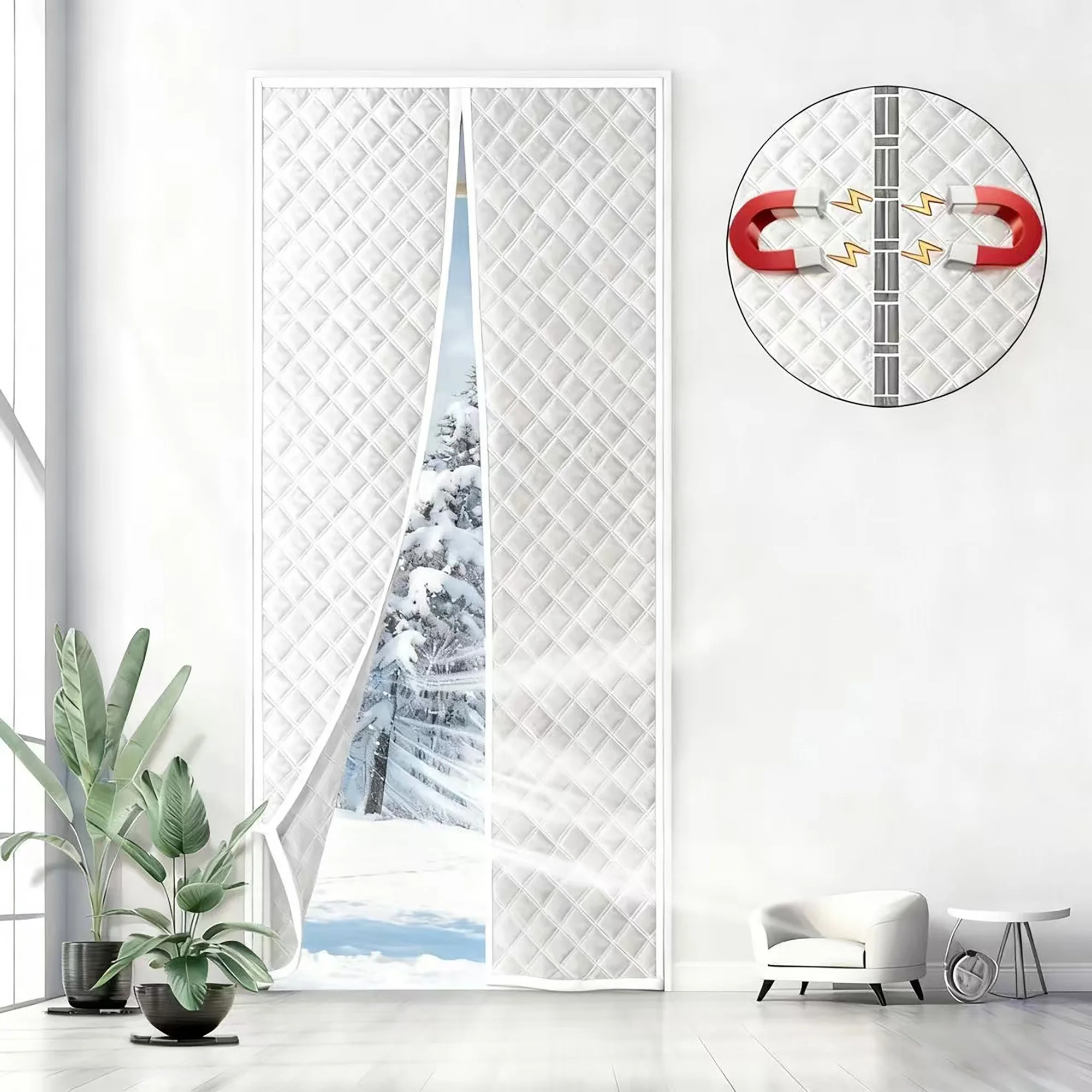 Графеновая хлопковая дверная занавеска для дома