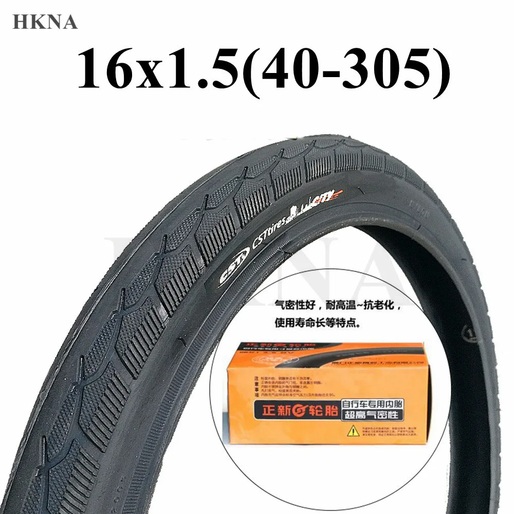 

Good Quality 16x1.50(40-305) Inner Outer Tyre 16 Inch Inflation Wheel Tire for Folding Bicycles, Children's Car Accessories