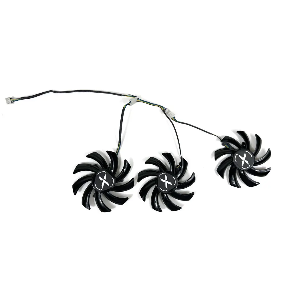 Охлаждающий вентилятор 85 мм 4PIN FDC10H12S9-C для XFX SPEEDSTER SWFT 309 RADEON RX 6700 XT 12GO вентиляторы