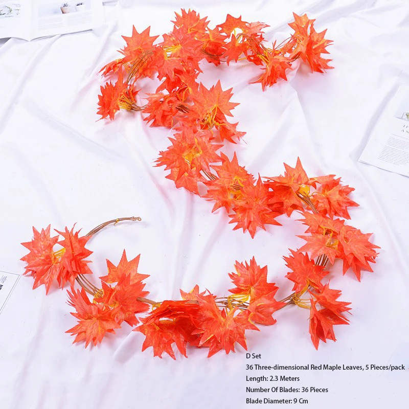

36 Pieces Leaf Artificial Ivy Leaf Garland Plants Wreath Wall Decor 5 Pcs Vine Fake Artificial Green Eucalyptus Garland Leaves