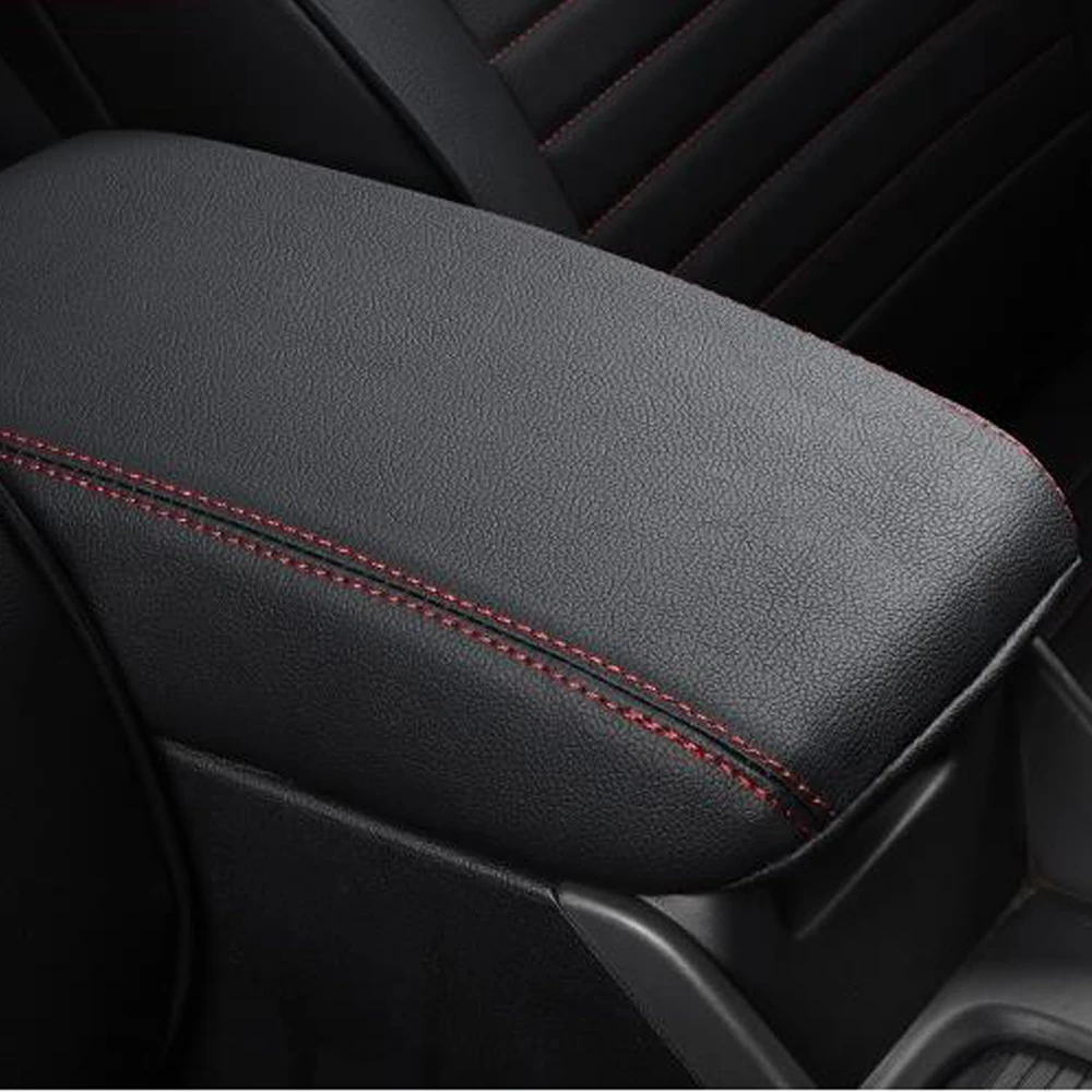 

Fit For Volkswagen VW Golf 8 MK8 2020 2021 Car Styling Pu armrest box Console cover cushion Support box armrest top Accessories