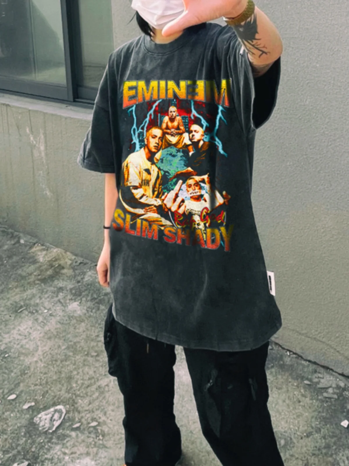 Футболка Мужская/Женская хлопковая с принтом 240 г