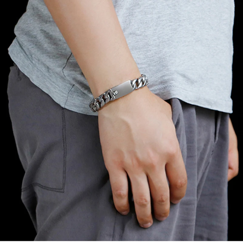 Блестящий велосипедный браслет для мужчин и женщин Ювелирное Украшение из