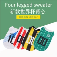 dog vest world cup football cup designer dog clothes spring and summer dog shirts for dogs puppy clothes dog costume dog shirt