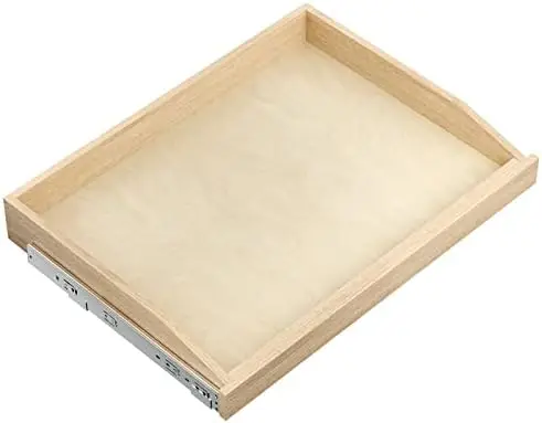

Pull Out Cabinet Organizer 26\u201DW x 21\u201DD, Soft Close Slide Out Drawer Storage Shelves for Kitchen, Wood Cabinet Shelf Pu