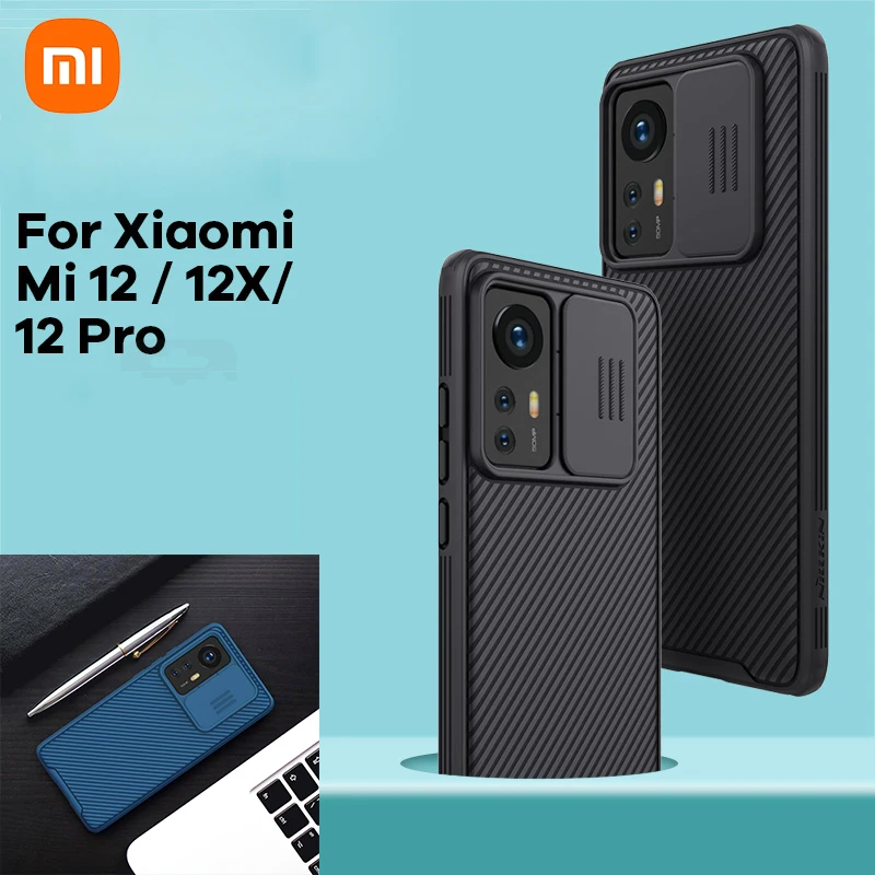 

For Xiaomi 12 Case For Xiaomi 12 Pro Case NILLKIN Camshield Pro Slide Camera Back Cover For Xiaomi Mi 12 /Mi 12 Pro/Mi 12X