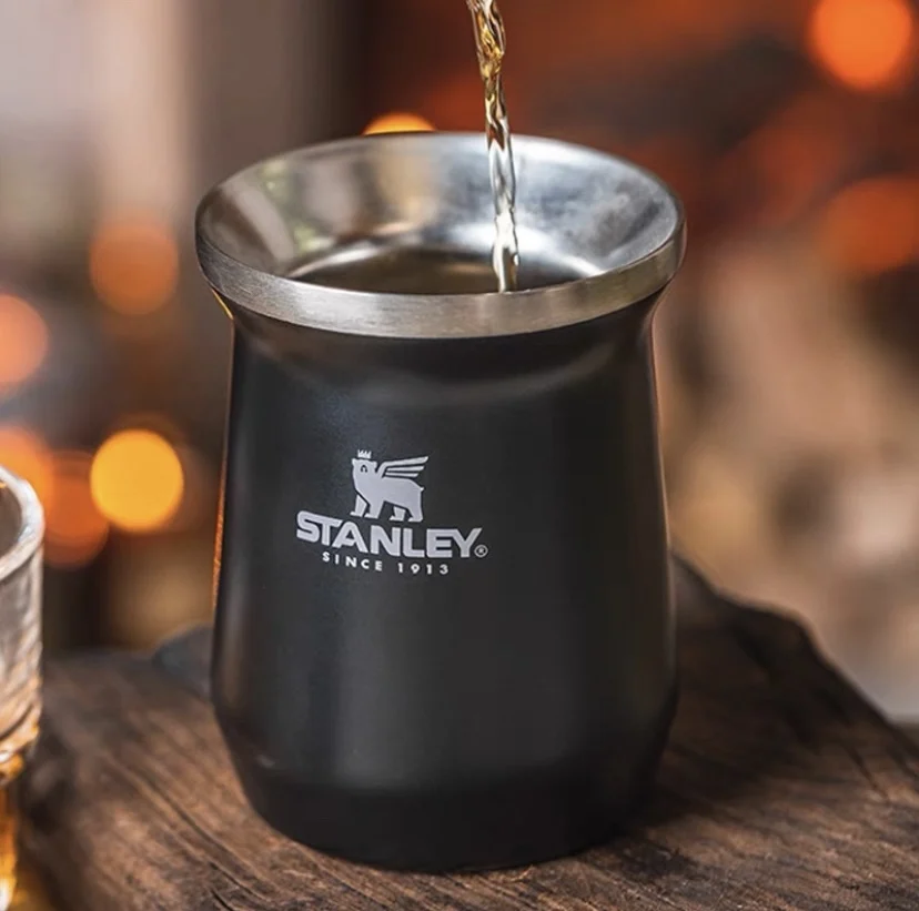 

Оригинальная настольная чашка Stanley из нержавеющей стали, вакуумная кружка, кружка, матовая чайная чашка, изоляционная кофейная чашка, Класс...