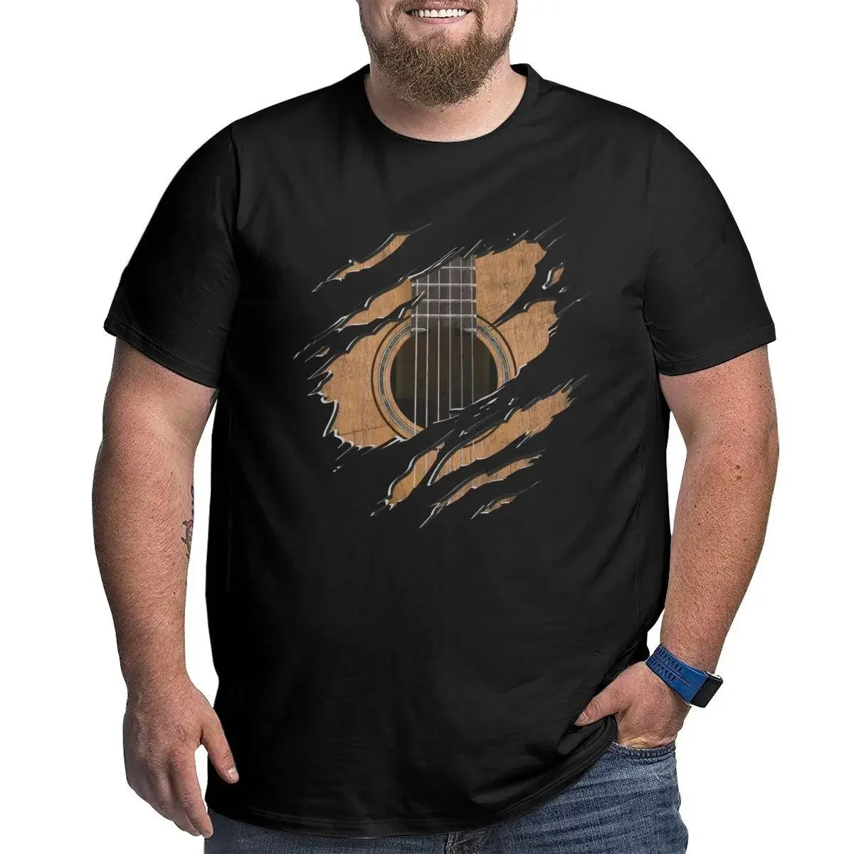 Футболка мужская с коротким рукавом и круглым вырезом из натурального хлопка