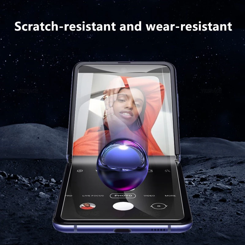 Фото Защитная пленка 3 в 1 для Samsung Galaxy W23 W24 Z Flip 3 4 5 6 №5