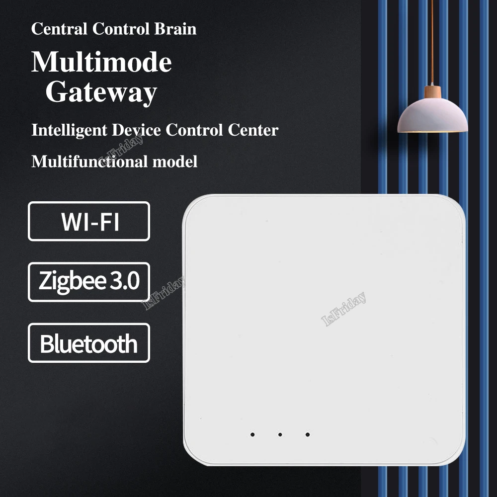 

Беспроводной шлюз Tuya ZigBee 3,0 с поддержкой Bluetooth и управлением через приложение