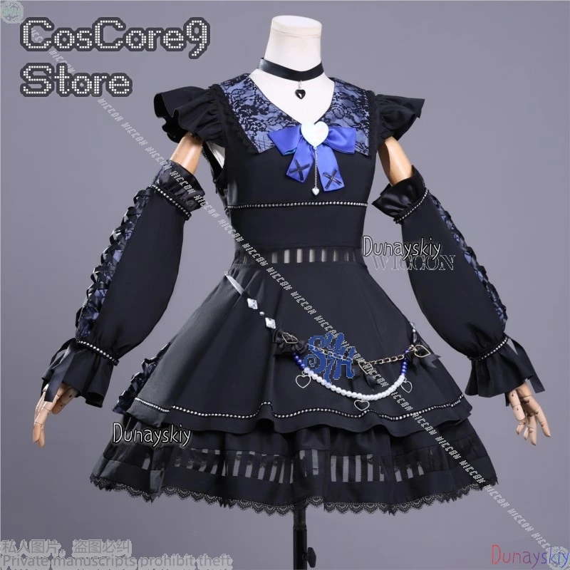 Фото Shikano Ichigo BERRY Косплей Игра Аниме 코스프레 Kawaii Японский Джирай Kei Девушки Сексуальное Черное Платье Готическая Лолита Парик Хэллоуин Вечеринка №3