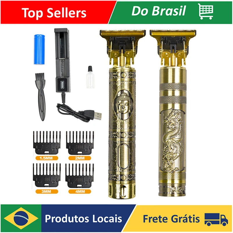 

T9 Hair Clipper Professional Electric Shaver Hair Clipper Hair Clipper 0mm Men's Hair Clipper USB Rechargeable Trimmer for Men