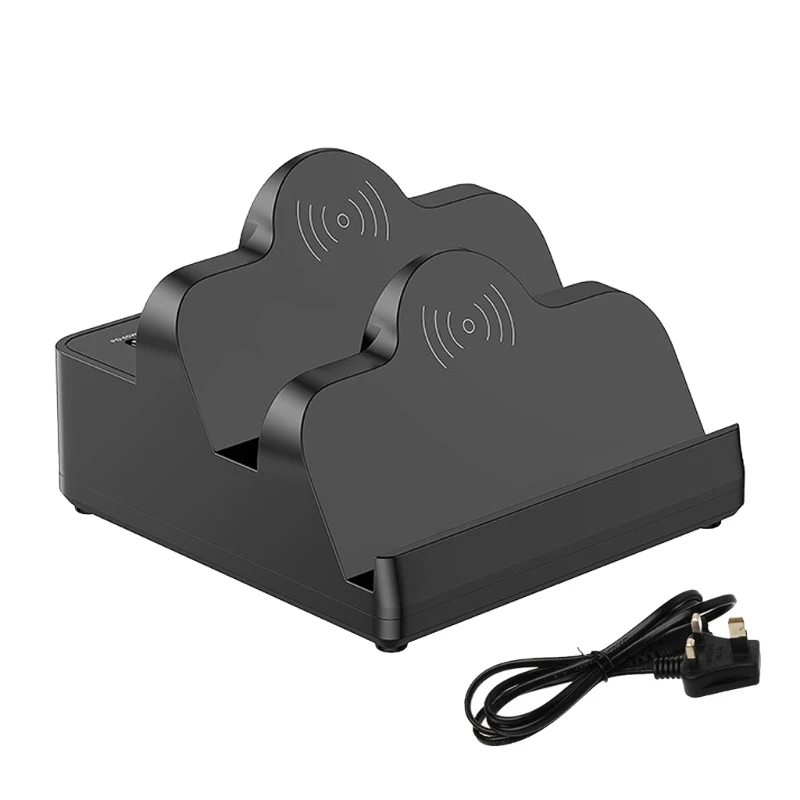

80W 6 Ports Wireless Charging Station with 6 USB Ports and Type C Ports
