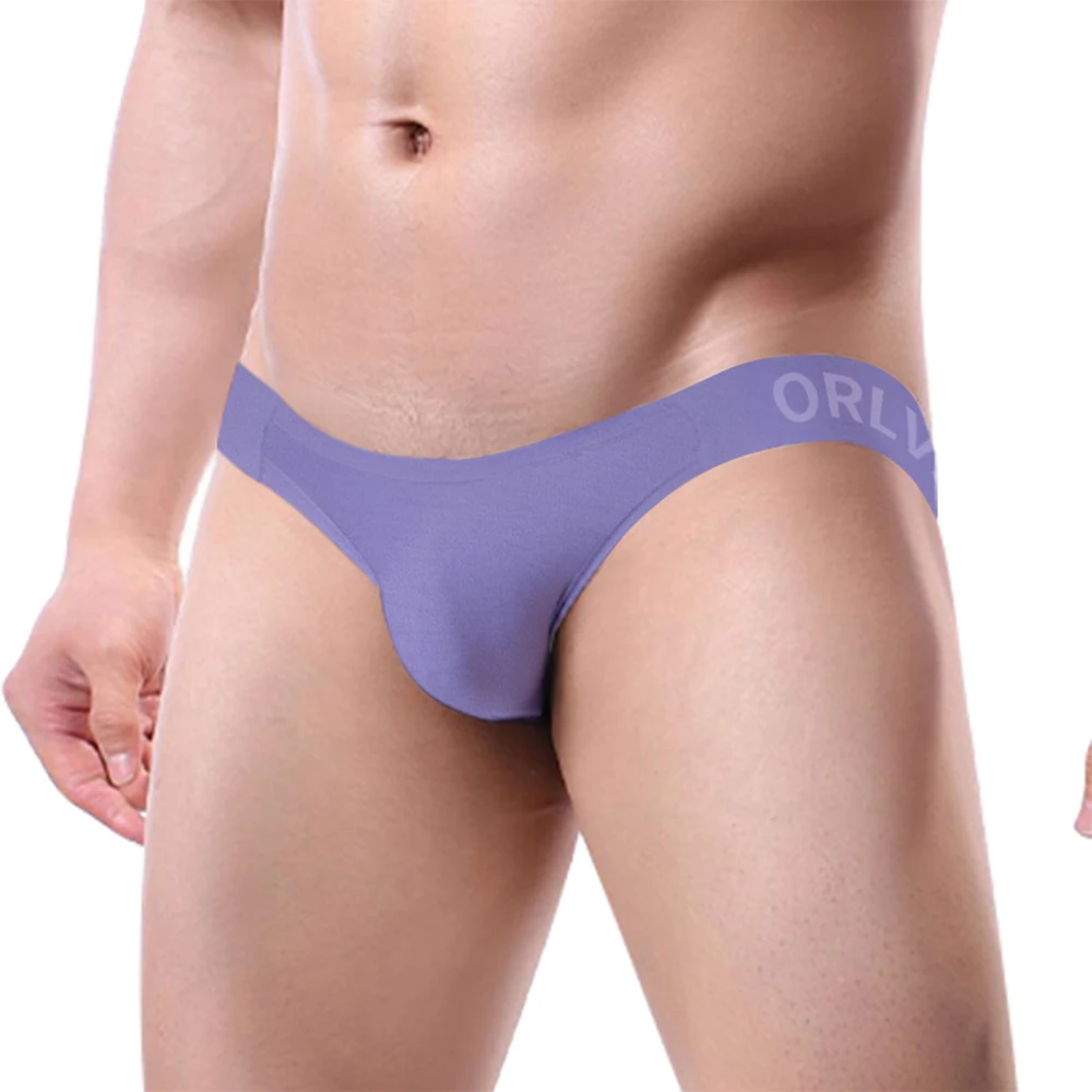 

Men Briefs Sexy Thong Underwear Undies Bikini Breathable Bulge Convex Pouch Underpants Exposed Butt Modal Fashion