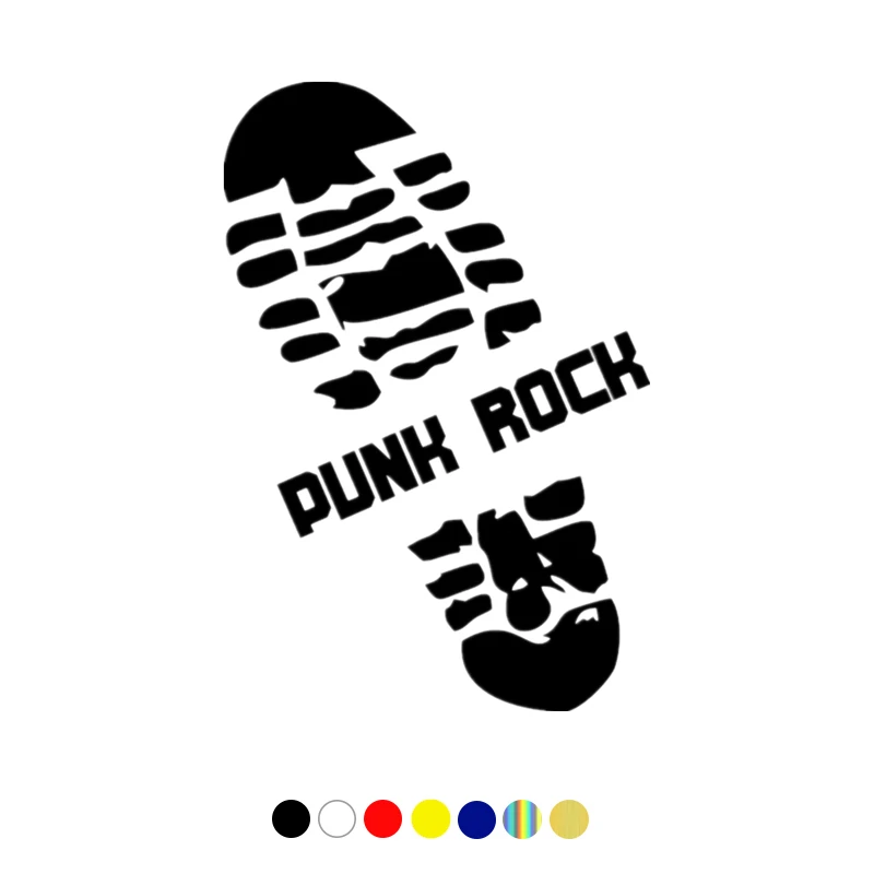 

CS-10089# Funny Vinyl Decal PUNK ROCK Car Sticker Waterproof Auto Decors on Truck Bumper Rear Window Choose Size