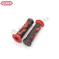 1 pair universal blue flame soft bicycle electric bike hand bar grips motorcycle handlebar grip motor accessories