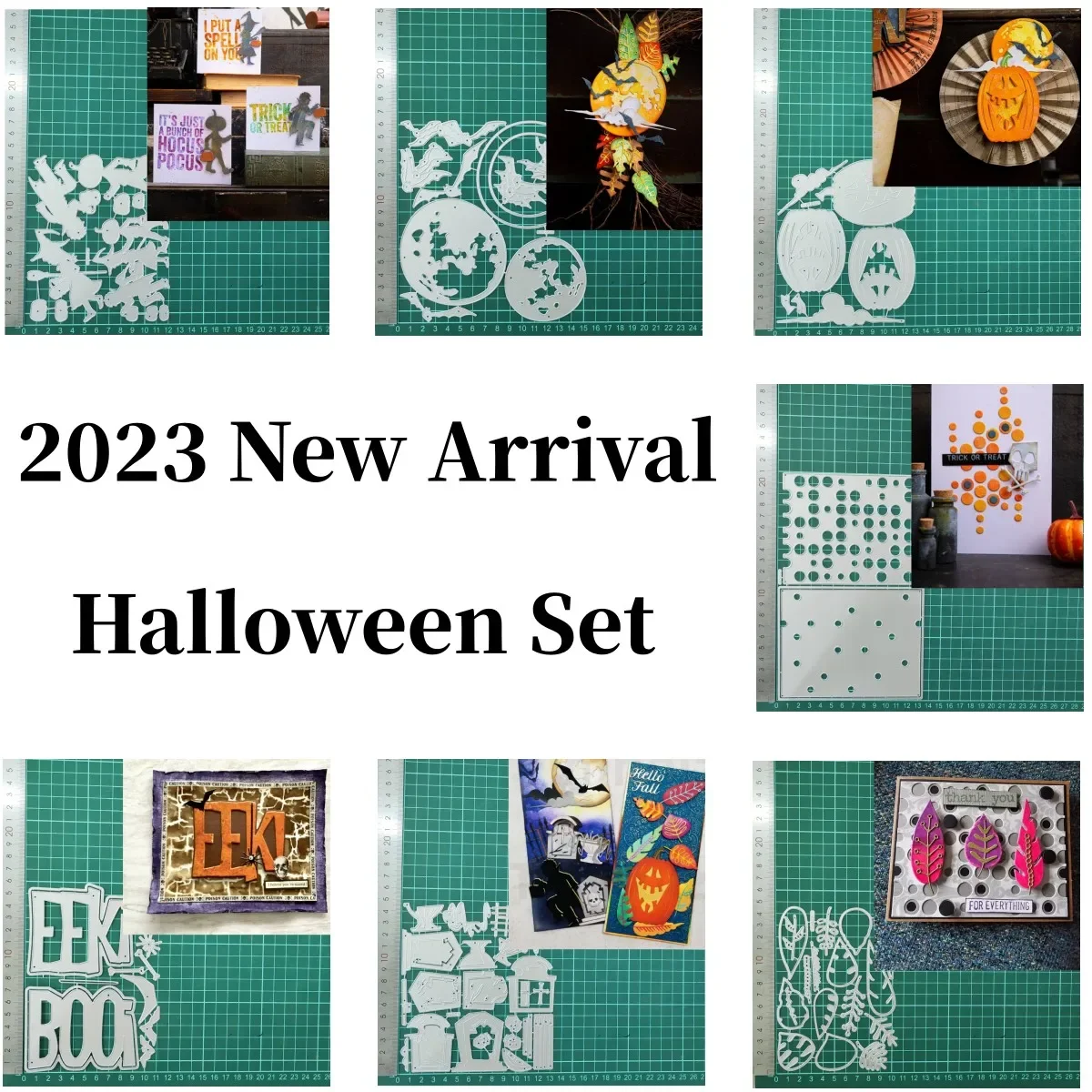 

Halloween Moonlight New Metal Cutting Dies Scrapbook Embossed Make Paper Card Album Diy Craft Handmade Template Decoration 2023