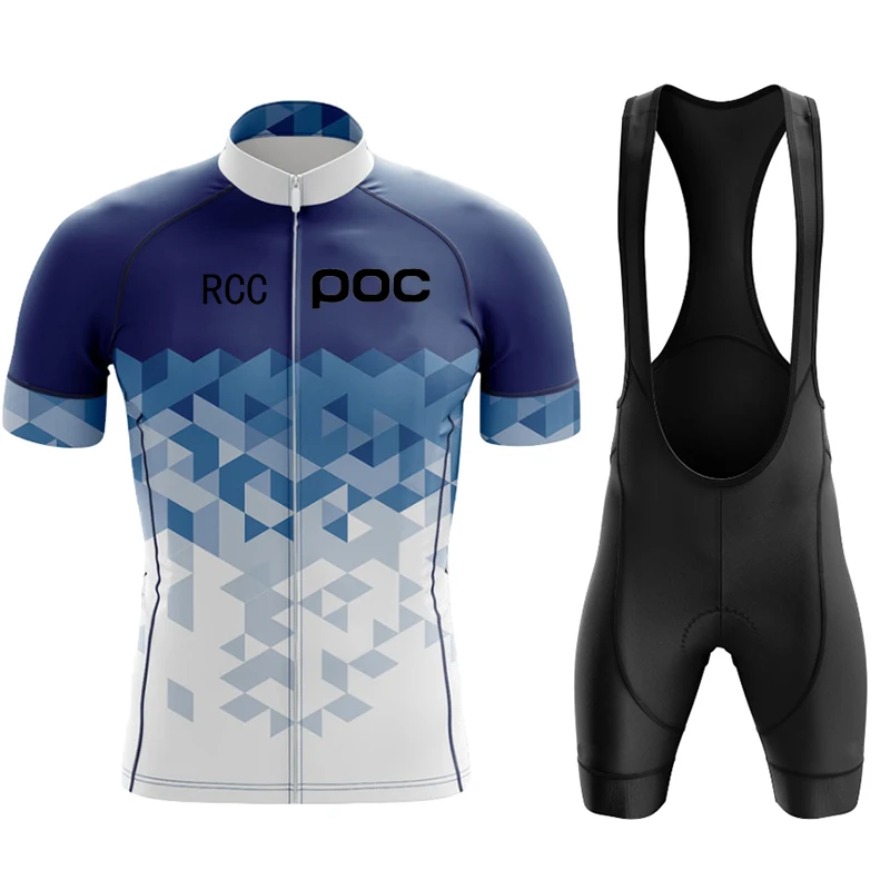 

Cycling Jersey 2022 Team RCC POC Men Cycling Set Racing Bicycle Clothing Suit Breathable Mountain Bike Clothes Sportwears