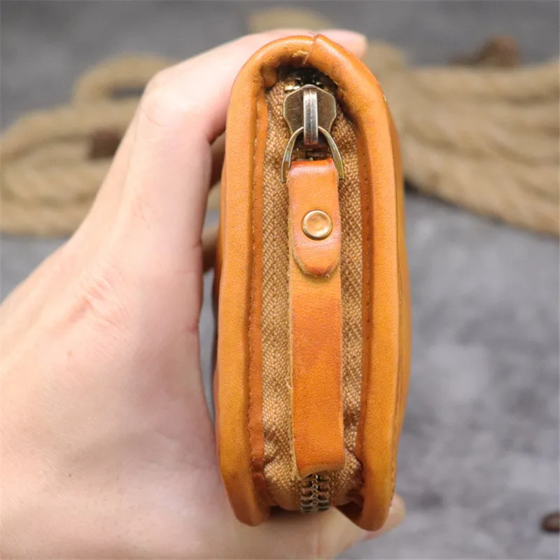 Ретро модельер натуральная кожа мужской женский клатч высококачественный