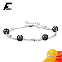 new bracelet 925 silver jewelry with created agate gemstone fashion hand accessories for women wedding party gifts wholesale
