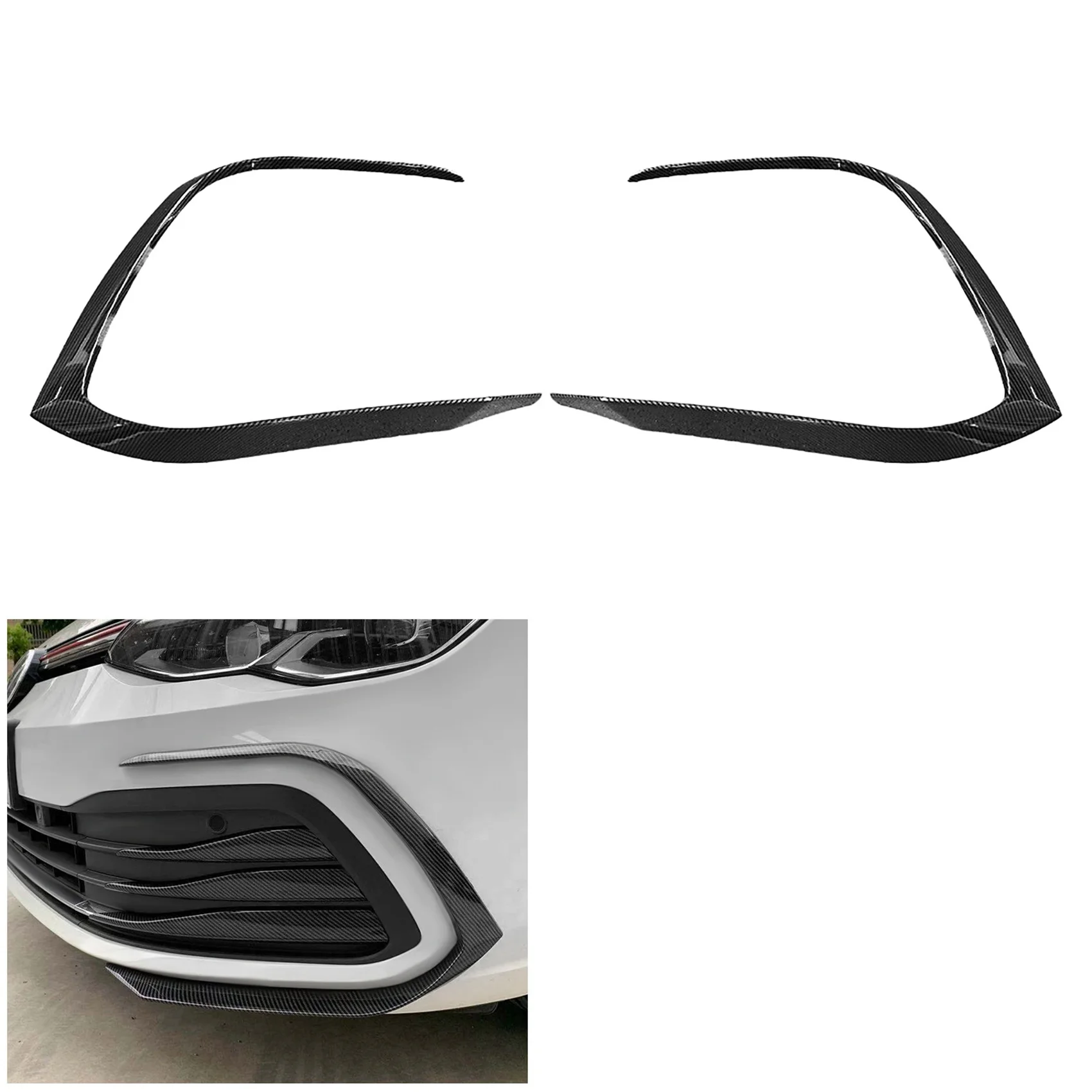 Передний бампер автомобиля противотуманные фары нижняя решетка рамка спойлер