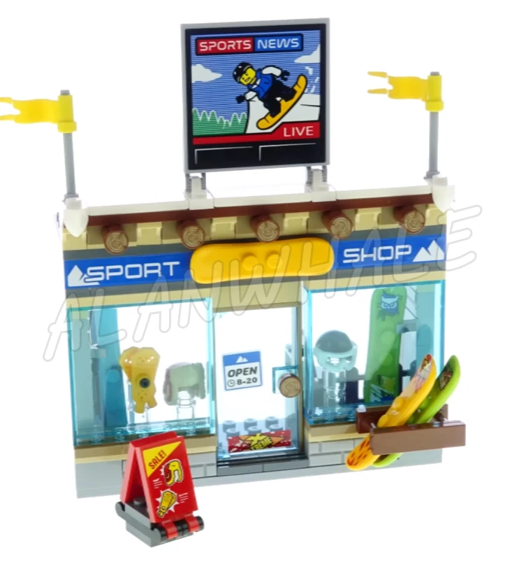 868 шт. городской лыжный курорт зимний снежный парк 2-уровневая спасательная база