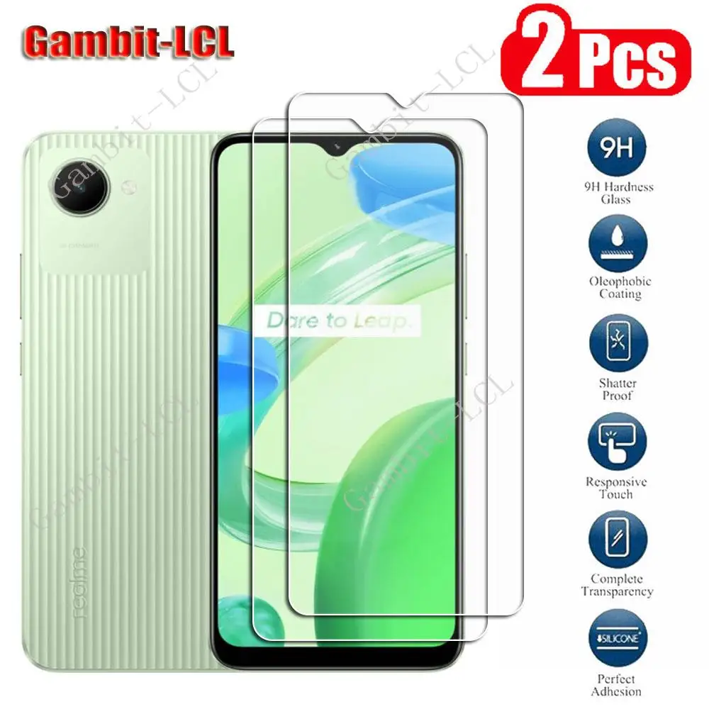 

Оригинальное защитное закаленное стекло 9H HD для Realme C30 6,5 дюйма RealmeC30 C 30 RMX3581, защитная пленка для экрана