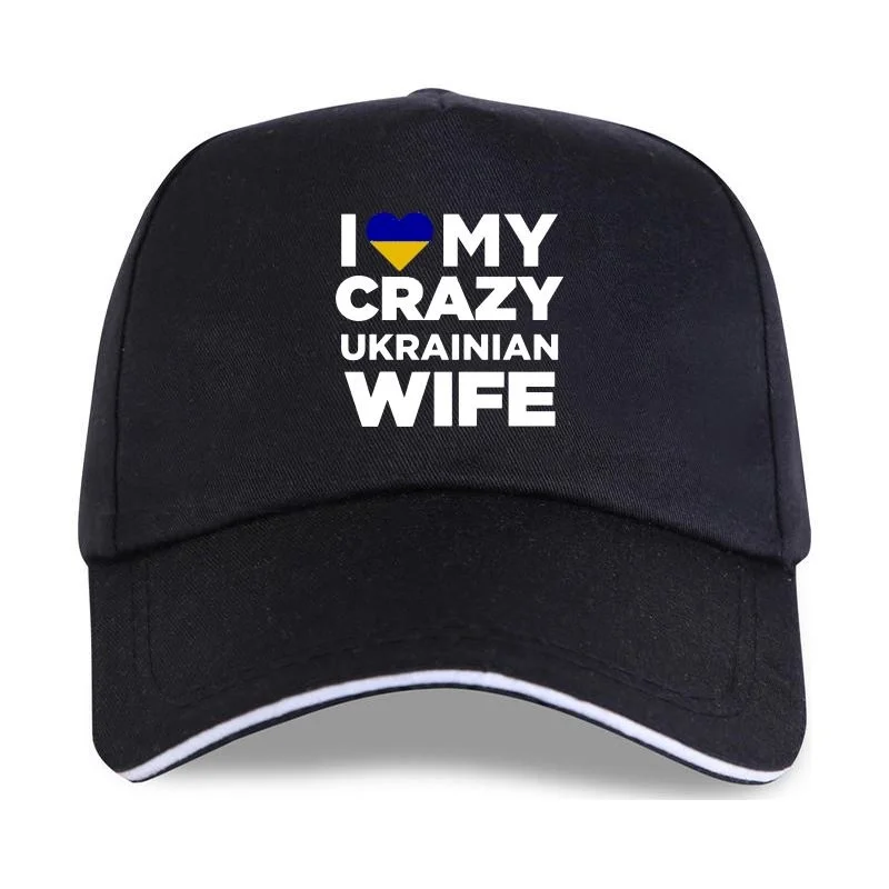 

Youth summer winter StyleI Love My Crazy Ukrainian Wife Cute Ukraine Native Baseball cap coat clothes tops