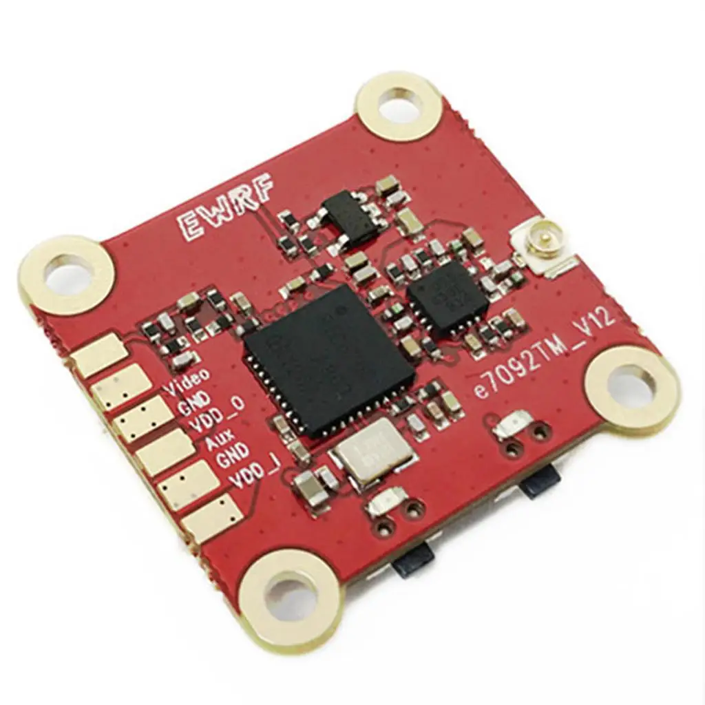 

40CH FPV Transmitter VTX 25/200/500mW Support OSD Pitmode Smartaudio Red