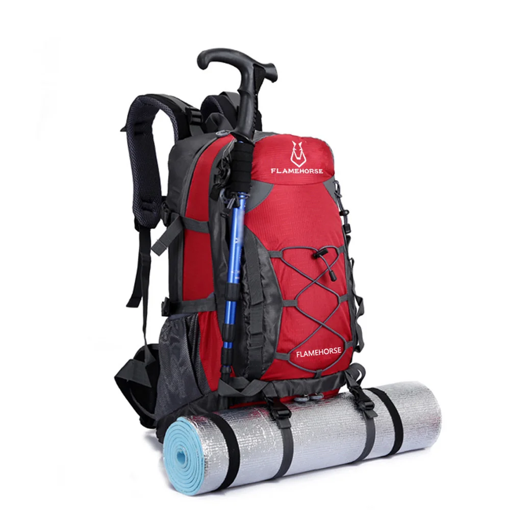 Дышащий нейлоновый водонепроницаемый рюкзак 40 л для мужчин и женщин дорожная