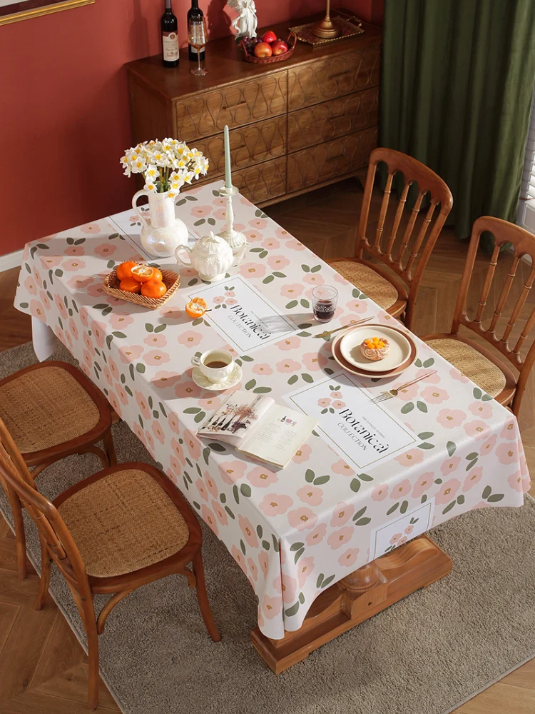 

New Table Cloth, Waterproof, Oil proof, and No Wash Table Cloth, Table Cloth, Tea Table Cushion, Household Nordic