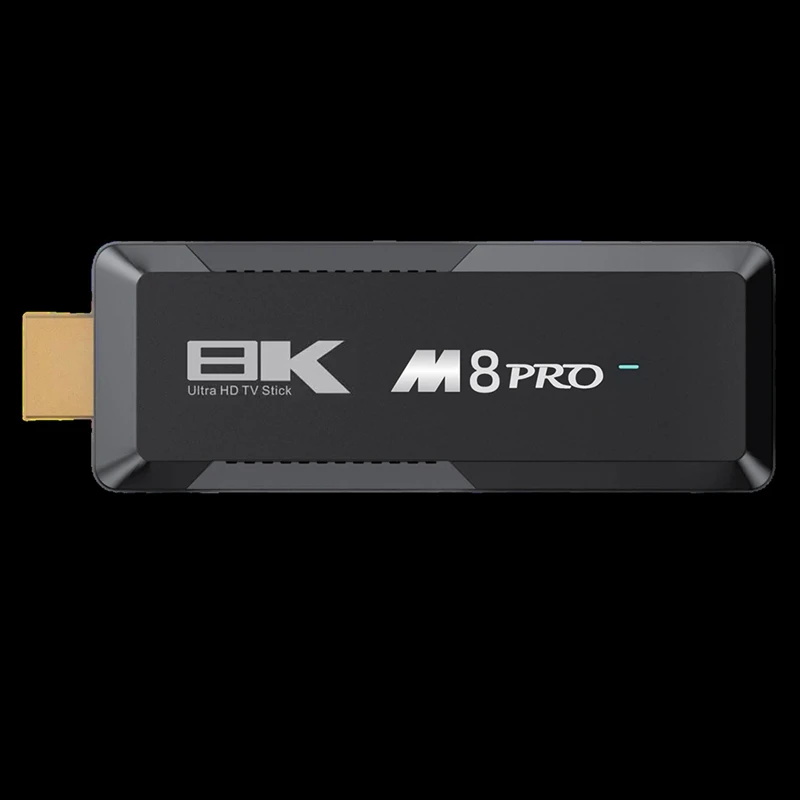 M8 PRO TV Stick 2GB 16GB Android 12.1 Smart Box Aiiwinner H313 2.4G+5G Dual Band WIFI Media Player Easy Install