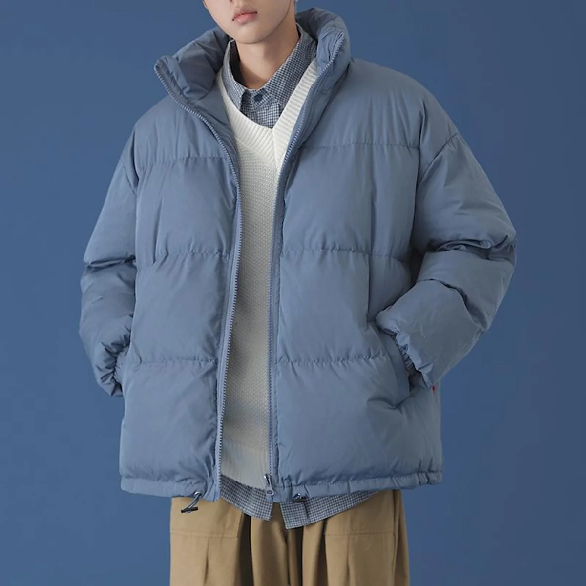 Down Cotton Jacket In Autumn and Winter Women and Men's Short Cotton Jacket In 2022 Thickened Loose Trendy Couple's Coat Trend