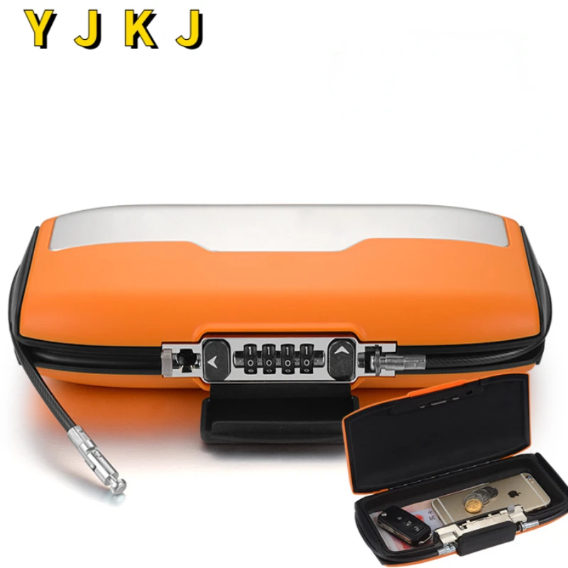 

Portable Safe Combination Lock Safe Wire Rope Fixed Jewelry Cash Card Mobile Phone Storage Box Hidden Safe