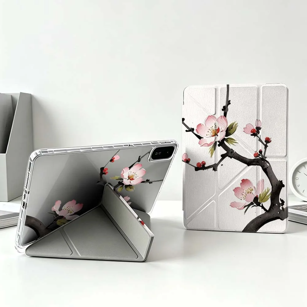 Фото Чехол для планшета Art Branches Flowers Soft для Xiaomi Mi Pad 8 7 6 5 Pro Redmi Pad SE 2 Poco Pad Foldable 3Y №2