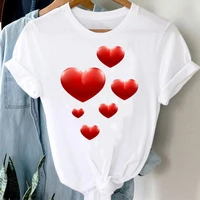 2022 clothes for women graphic funny basic cartoon tshirt 90s clothing lady simple tops clothing tees heart print female t shirt