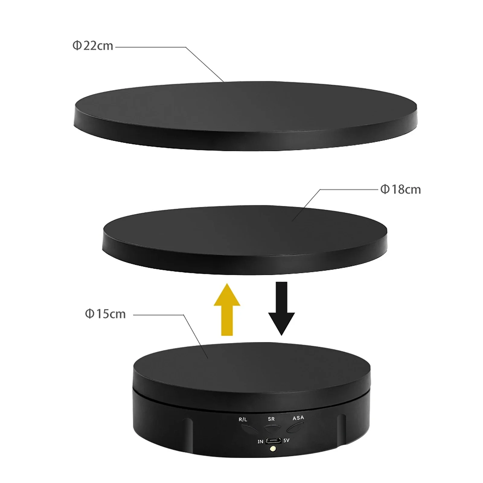 

Электрический поворотный столик 3 скорости