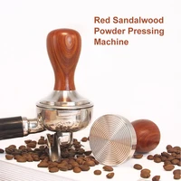 495158mm red sandalwoodstainless steel coffee bean powder press powder hammer thread flat bottom 495158mm
