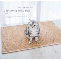 pet cat sisal mat grinding claw sleeping mat cat toy protection furniture chair table corner sofa mat accessories for cats toys
