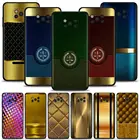 Чехол для Xiaomi POCO X3 NFC M3 M4 Pro X3 F3 GT, Обложка для Mi 11T 10T Pro 9T 11 Note 10Lite Civi, роскошная кожаная, золотая, металлическая текстура