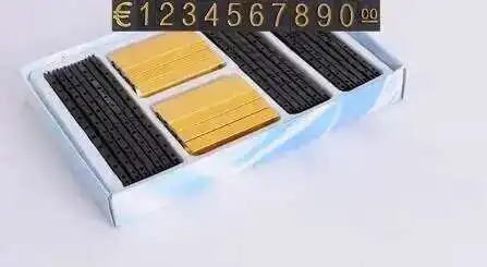 

Ценники из пластика и металла, золотистые