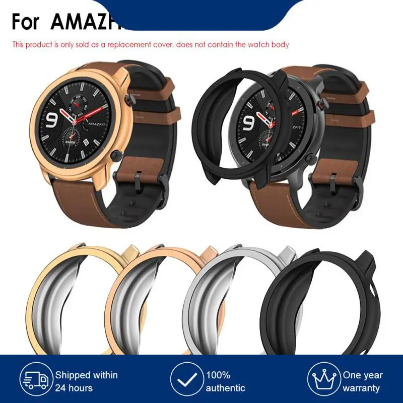 

Plating Protective Case For Xiaomi Amazfit GTR 47 Mm Watch Soft Silicone Shell For Amazfit Gtr Cover Frame Protector Accessories
