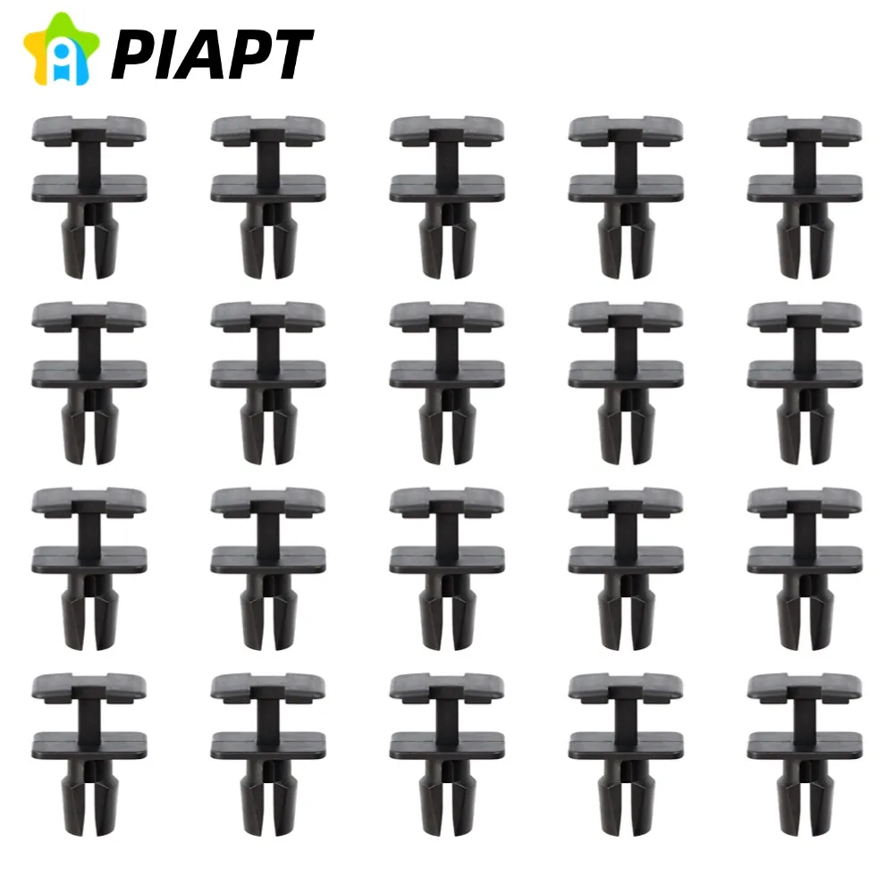 

20шт OE # 51718195811 Нейлоновые заклепки для верхней панели капота, фиксаторы нажимного типа для BMW E32 E38 F25 X3