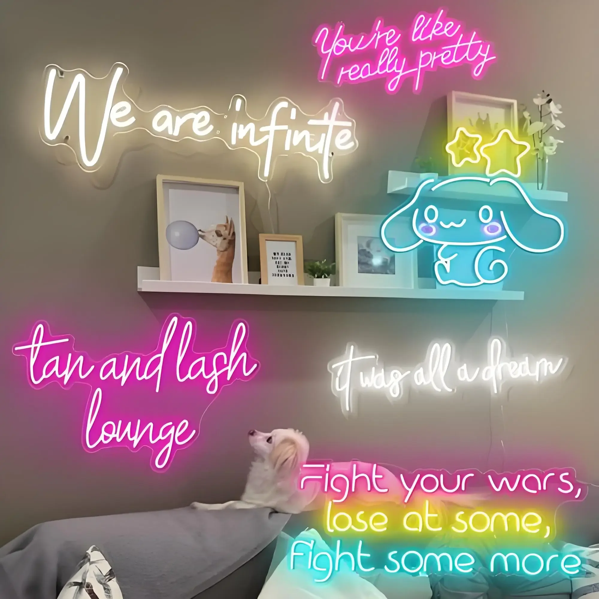 Personalised Neon Light DIY Wedding Party Birthday Store for Home Room Bedroom Office Farmhouse Decor