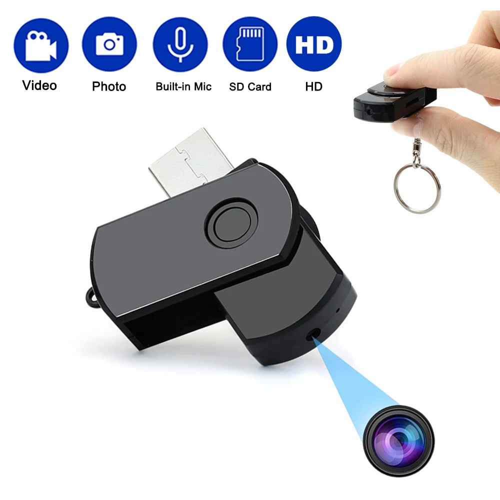 

USB Mini Camera Built in Battery IR-Cut Video Record Micro shooting Camera Smart Security Protection Video cam Hidden tf card