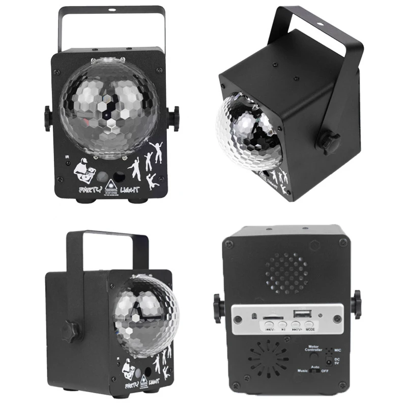 Лазерный проектор ALIEN RGB LED 60 узоров для дискотек вечеринок праздников