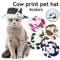 pet hat adjustable lace up cap for summer dog cap sun hat outdoor hiking pet products puppy grooming dress up princess hat