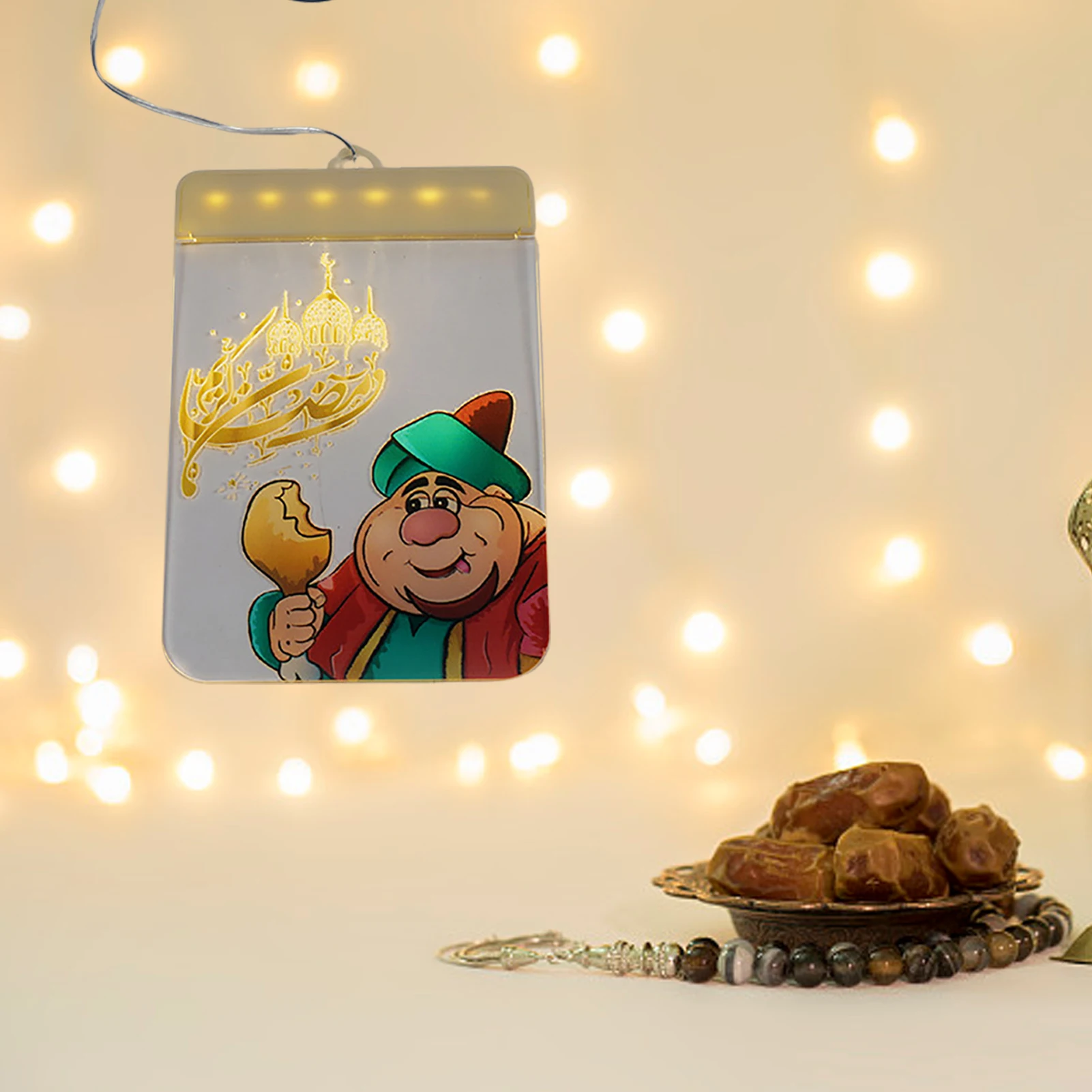 

Eid Decorations Lights 3D Ramadan Decoration Night Lights LED Sleeping Night Lamp Living Room Eid Light