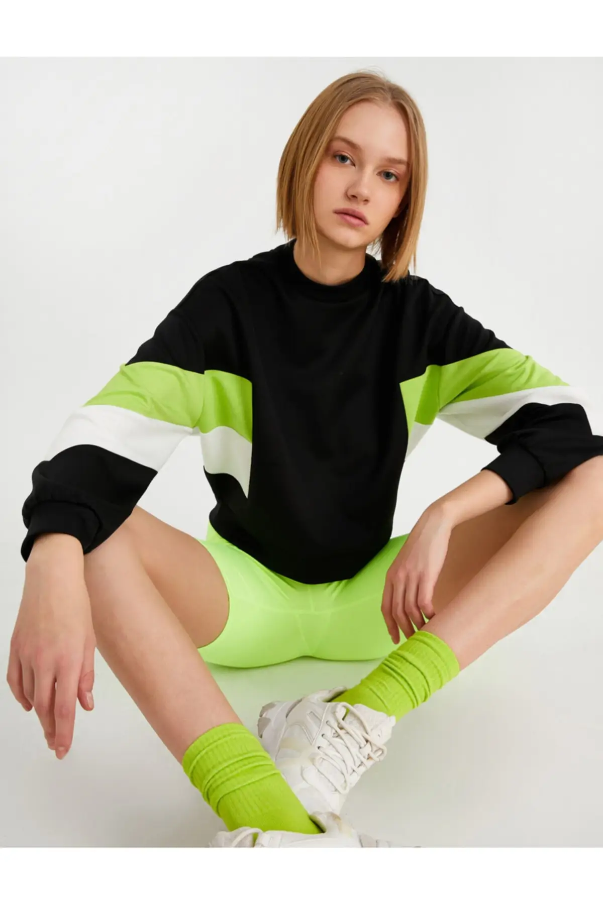 

Women's Sweatshirt Color Block Crew Neck Hoodies Fashion All Season New Designer Pullovers Fleece Hoodies