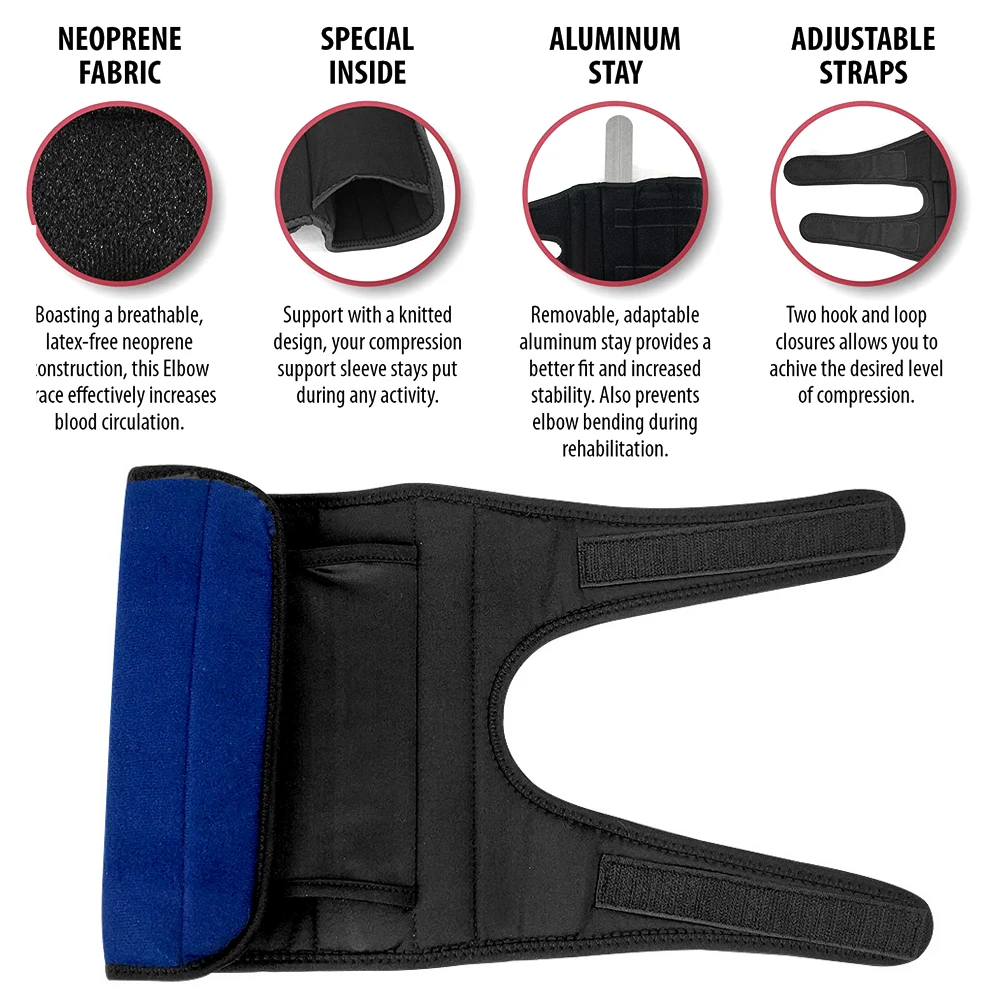 Наколенник для синдрома кубитального канала, поддерживающая шина для облегчения боли при артрите во время сна, браслет для руки при тендините.